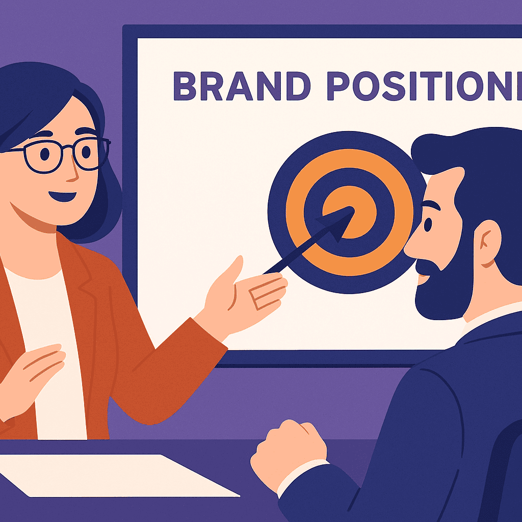 تعریف برند پوزیشنینگ در جلسه مشاوره برندینگ